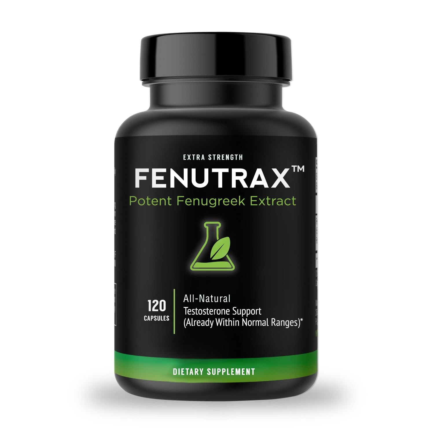 VitaMonk FenuTrax: bote de cápsulas de fenogrejo para energía diaria.