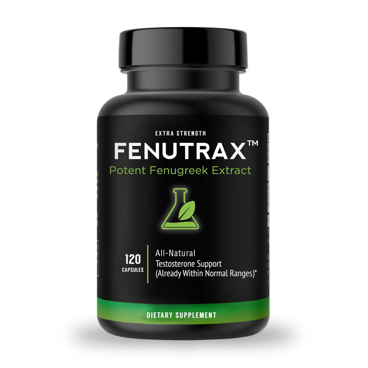 VitaMonk FenuTrax: bote de cápsulas de fenogrejo para energía diaria.