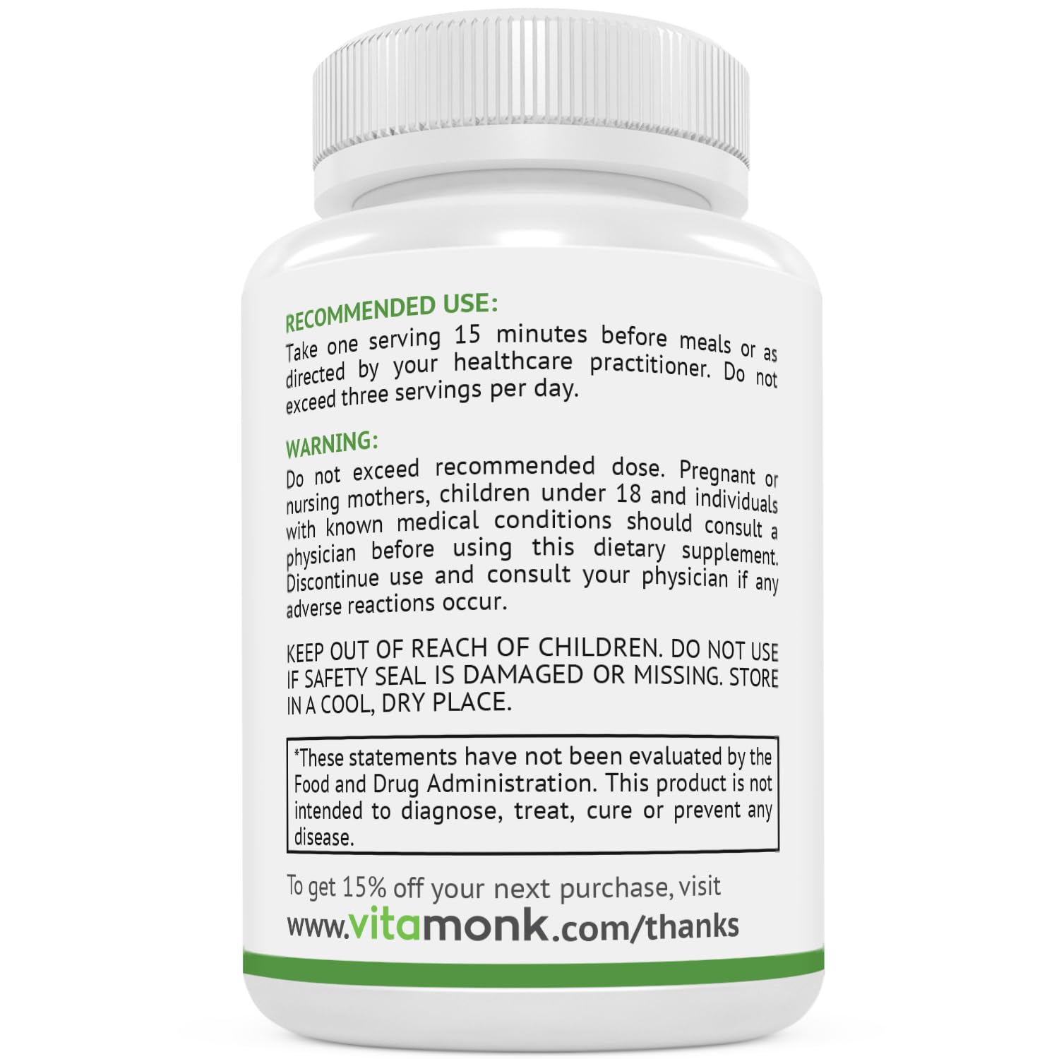 VitaMonk HistaResist uso diario para disfrutar comidas sin preocupaciones