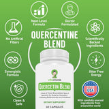VitaMonk Quercetina Complejo, bromelina incluida, posible apoyo digestivo.