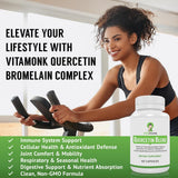 VitaMonk Quercetina Complejo, isoquercetina y quercetina fitozoma para absorción.