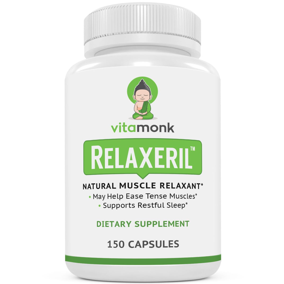 Vitamonk Relaxeril cápsulas, apoyo temporal para tensión muscular