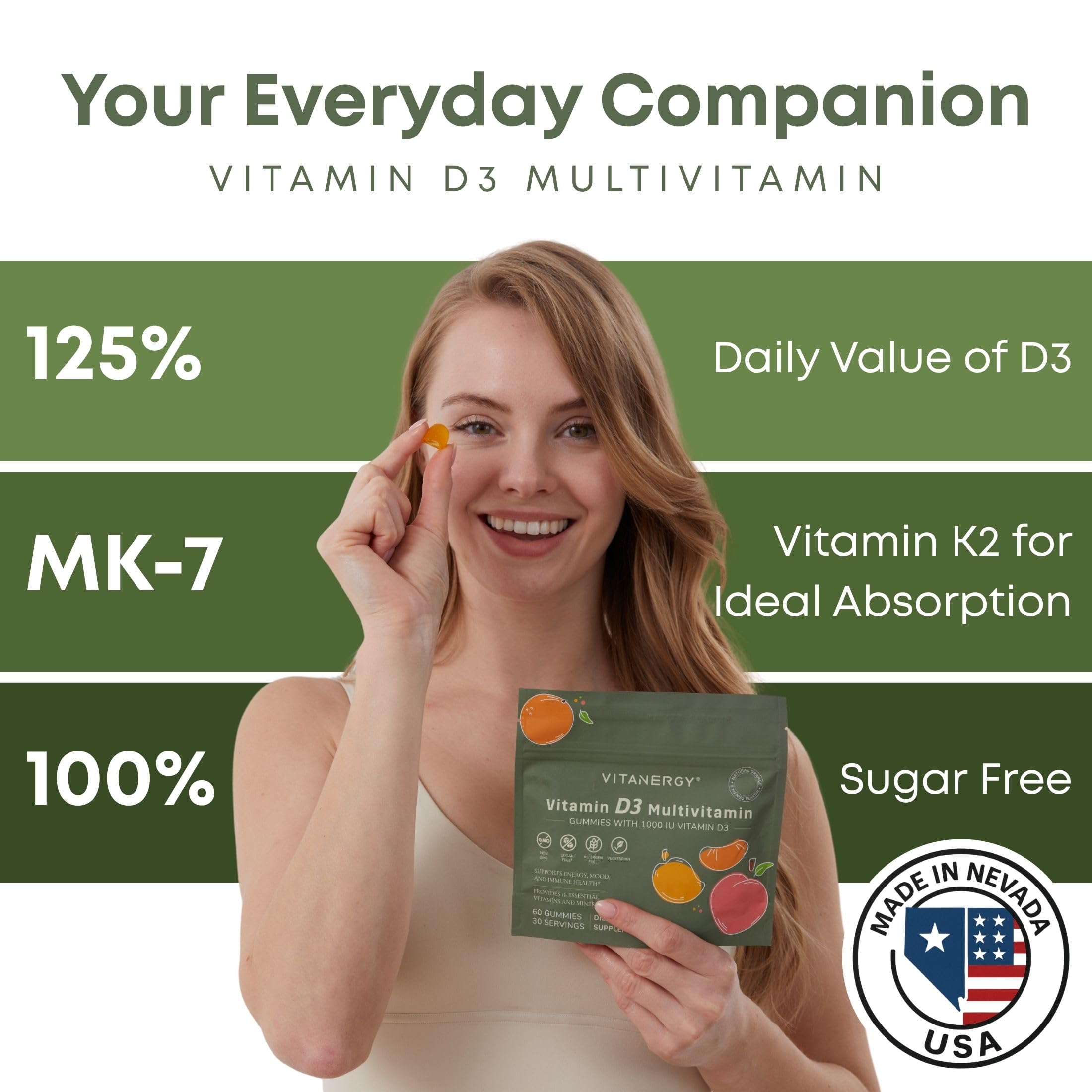 16 vitaminas y minerales en Vitanergy para mujeres