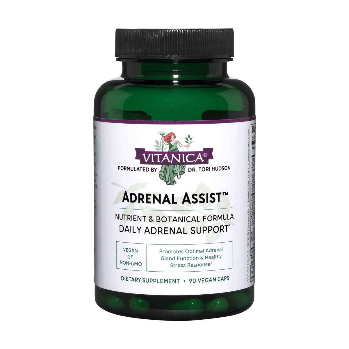 Vitanica Adrenal Assist envase 90 cápsulas para apoyo de la energía diaria