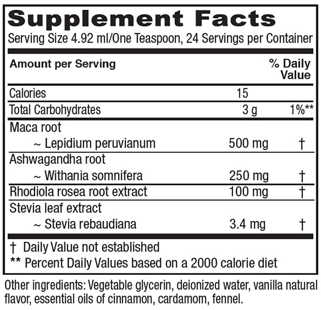 Vitanica Adrenal Tonic goteo, dosis fácil para uso diario.