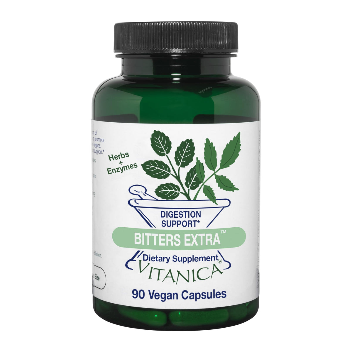 Vitanica Bitters Extra: botella para apoyar la digestión tras comidas.