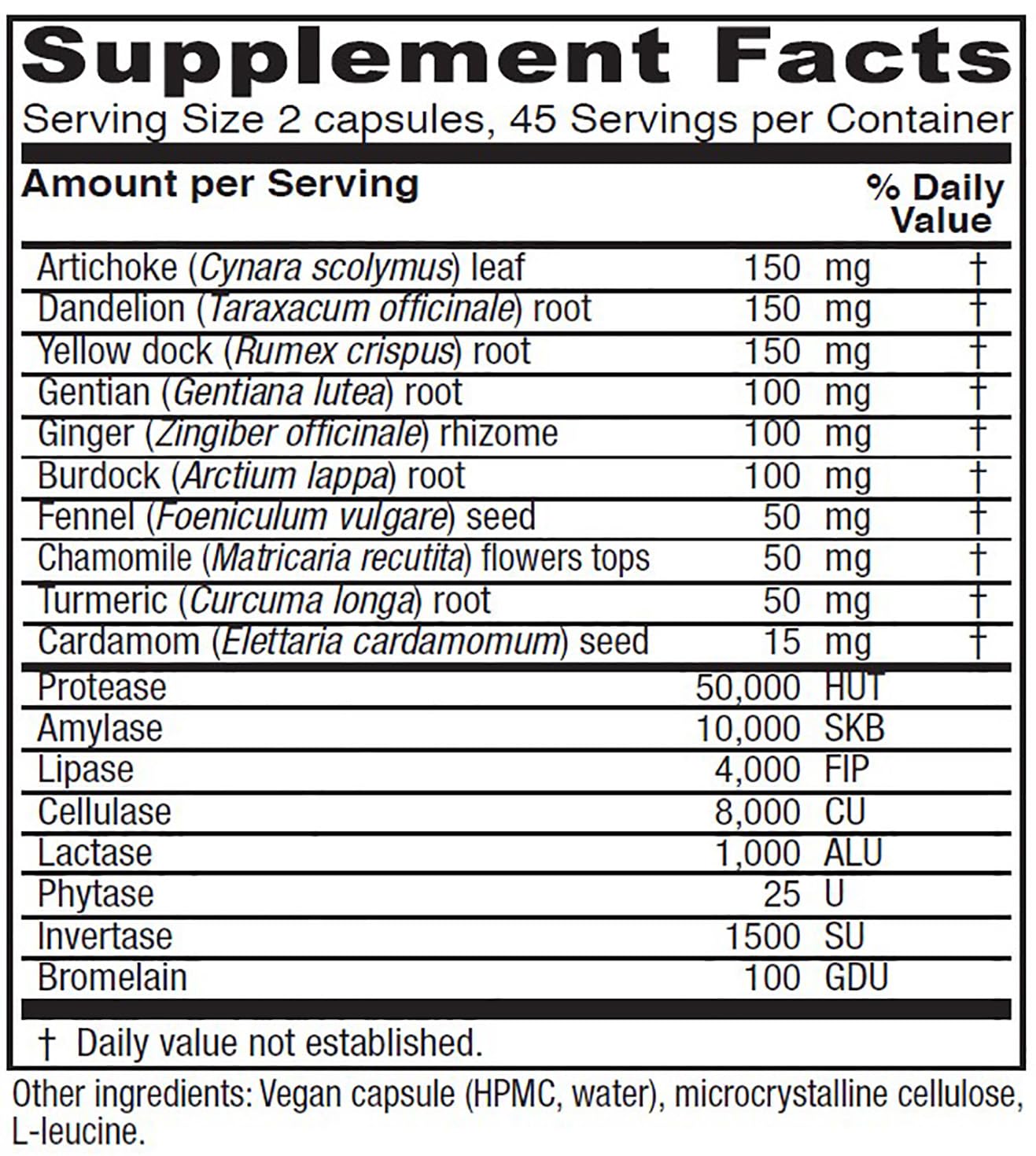 Etiqueta de Vitanica Bitters Extra con enfoque herbal para bienestar digestivo diario