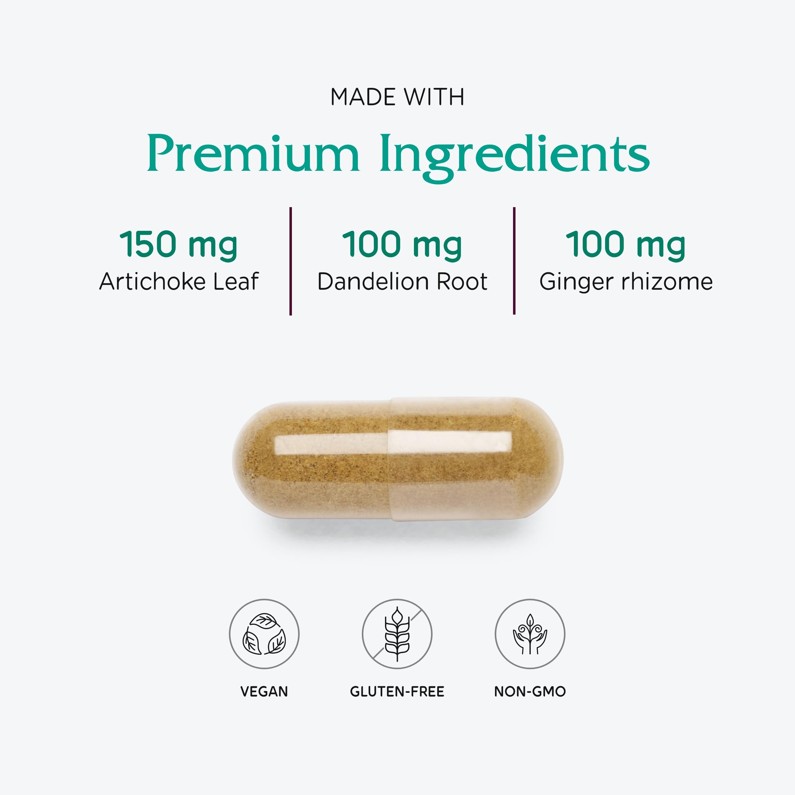 Primer plano de hierbas amargas utilizadas en Vitanica Bitters Extra