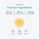 Frasco verde facilita almacenamiento seguro y agita el producto.