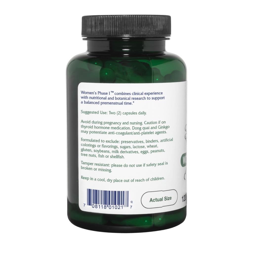 Cápsulas veganas para PMS con nutrientes esenciales de Vitanica.