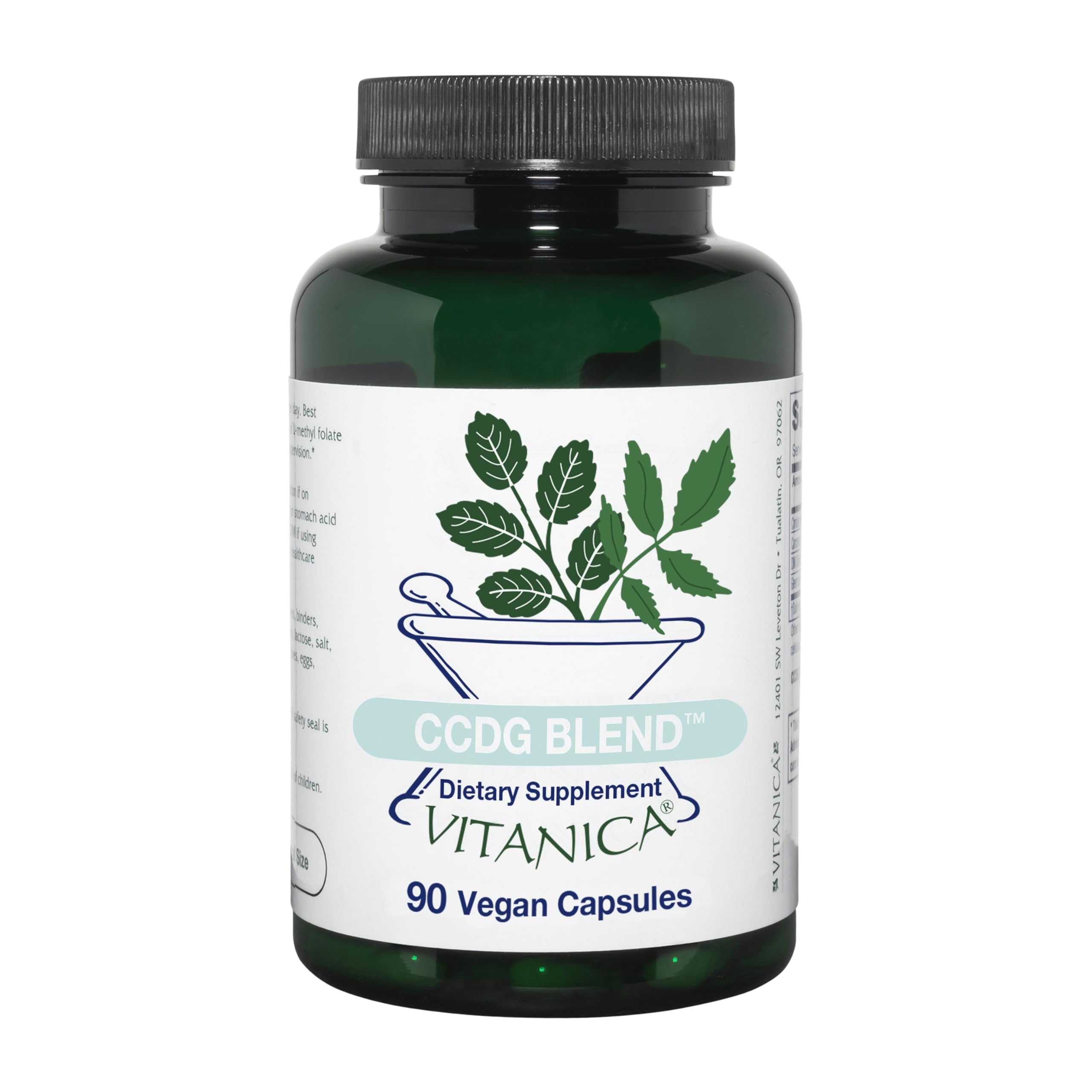 Vitanica CCDG Blend – botella frontal para uso diario inmunitario.