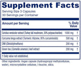 Capsulas Vitanica CCDG Blend: formato fácil de tragar para uso diario inmunitario.