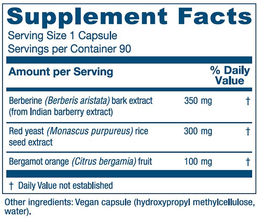 Cápsulas veganas de CholestBlend listas para uso diario.