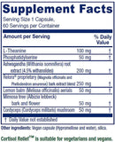 Vitanica Cortisol Relief cápsulas: formulación suave para promover un descanso más equilibrado.