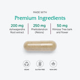 Mezcla Relora en Vitanica Cortisol Relief para apoyo hormonal ante el estrés