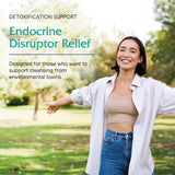 Etiqueta de Vitanica Endocrine Disruptor Relief con información de uso
