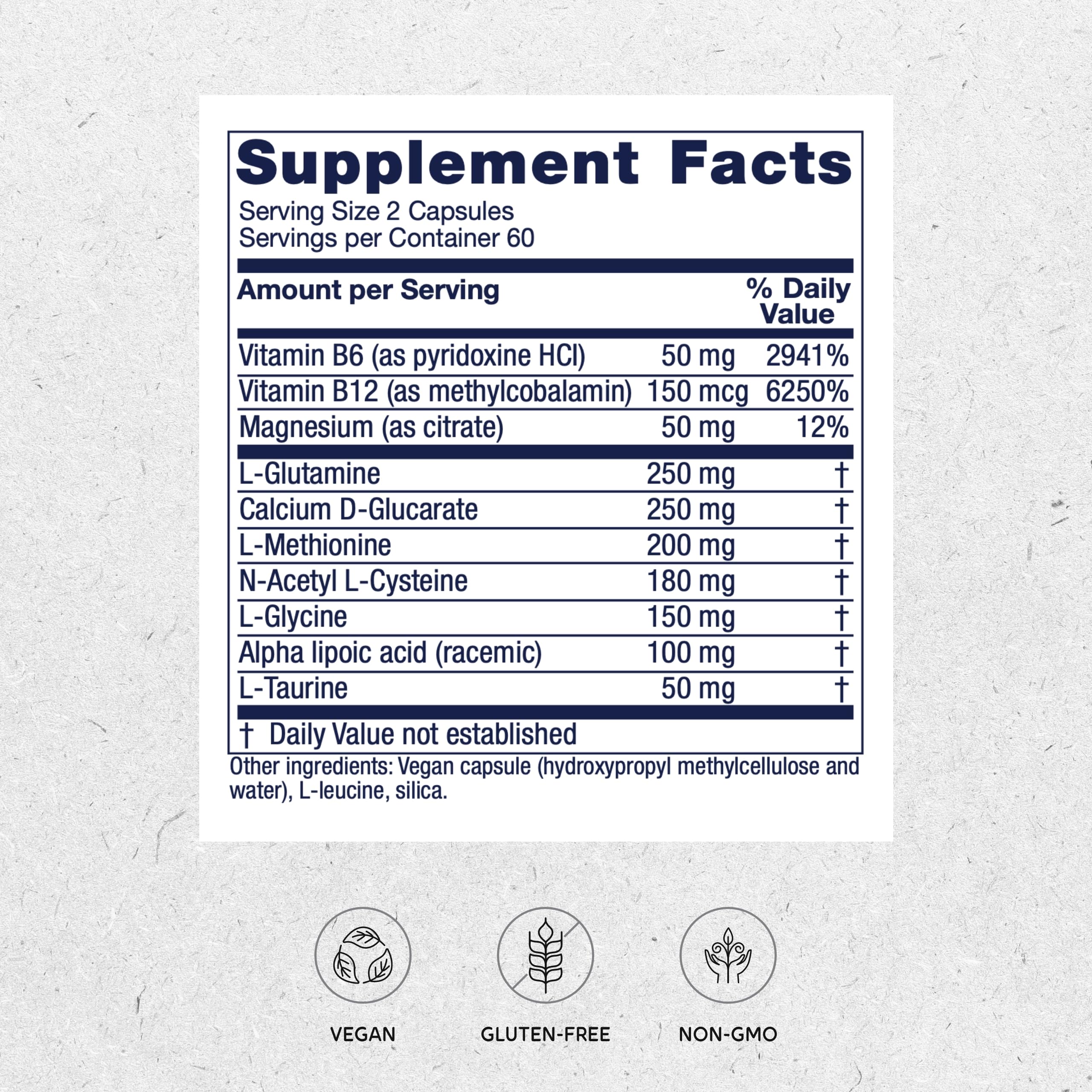 Vitanica Endocrine Disruptor Relief: ingredientes clave que favorecen la detoxificación