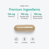 Vitanica Fase I, bayas sauzgatillo como componente herbal de apoyo mensual.