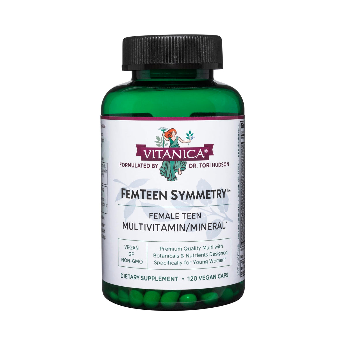 Vitanica FemTeen Symmetry, caja del multivitamínico diario para adolescentes