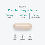 PEA, ingrediente clave, en la fórmula de Vitanica Fibro Formula para equilibrio neuromuscular.