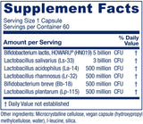 Vitanica Flora Symmetry, cápsula con 10 mil millones de microorganismos para equilibrio intestinal.