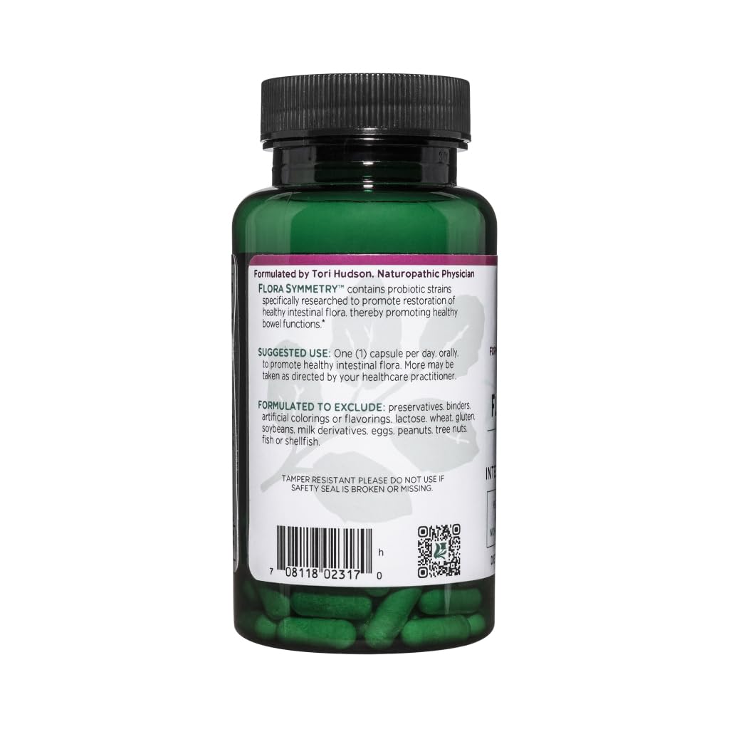 Etiqueta Flora Symmetry, fórmula desarrollada por médicos para confianza diaria.