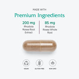 Frasco de Vitanica con etiqueta destacando ingredientes clave