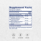 Vitanica GABA Ease: etiqueta de ingredientes con L-teanina y B6 para apoyo nervioso.
