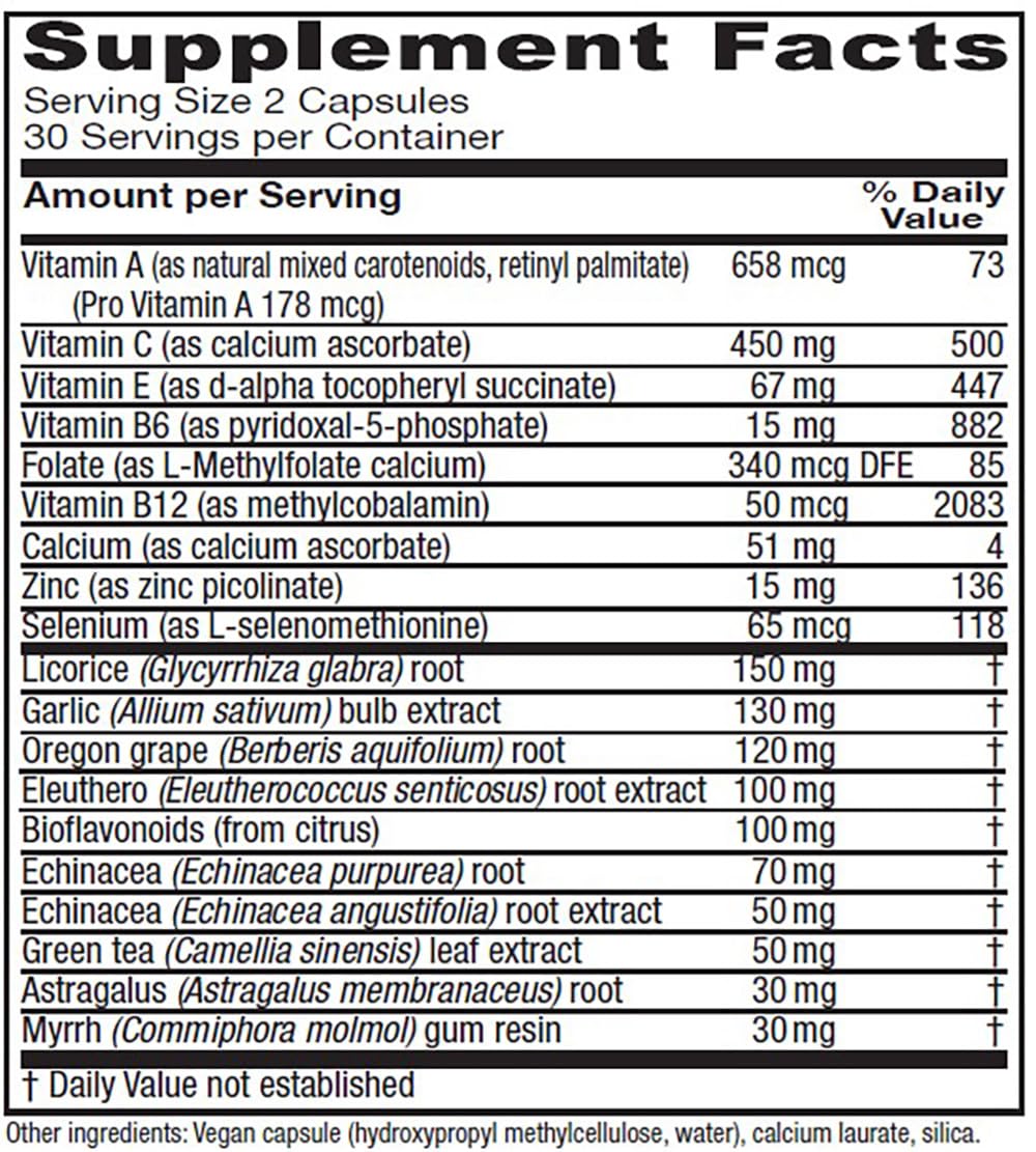 Ingredientes clave de Vitanica para la inmunidad diaria