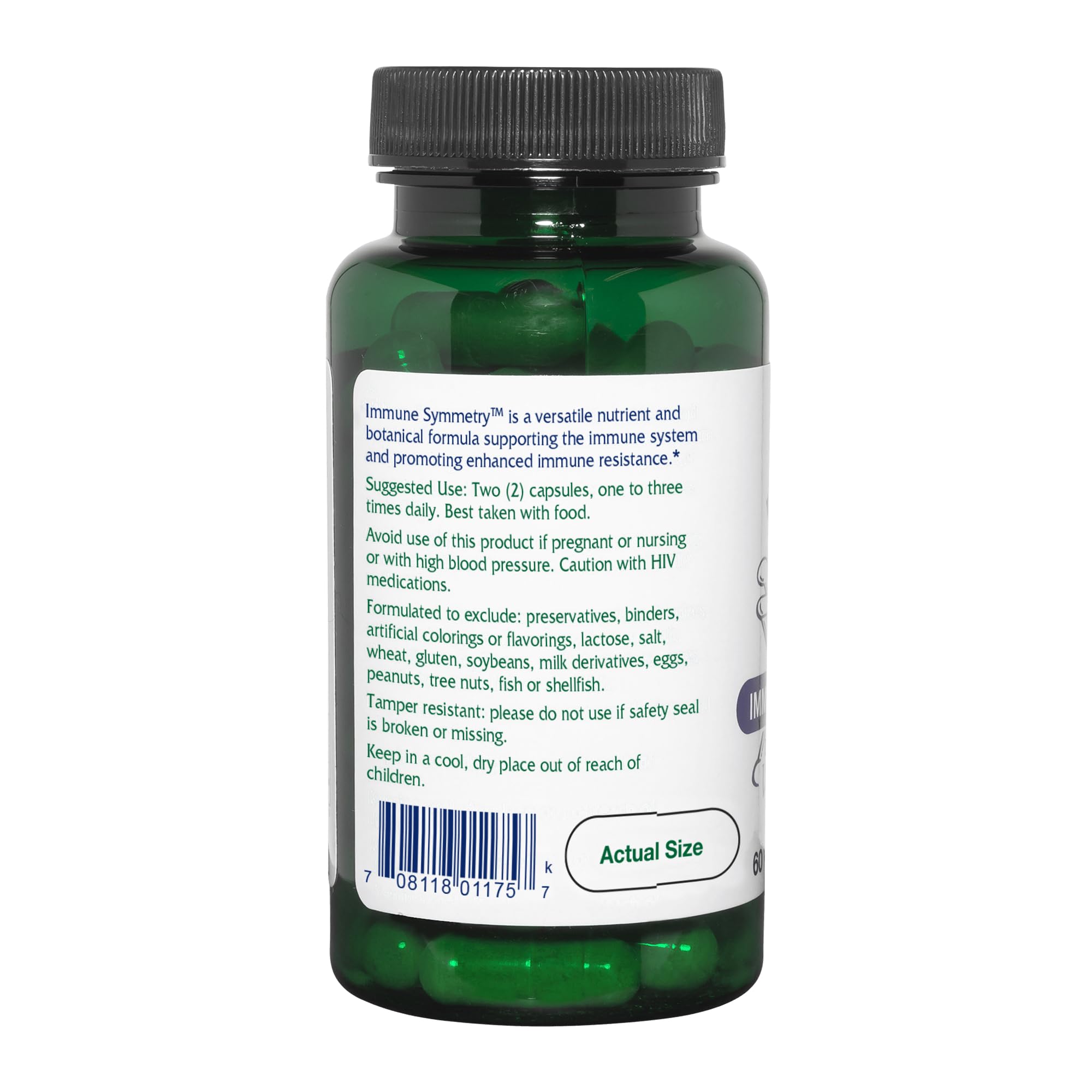 Vitanica Immune Symmetry, cápsulas verdes para consumo diario