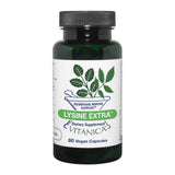Vitanica Lisina Extra, botella de cápsulas para apoyo inmunológico con lisina.