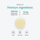 Vitanica Tónico de Magnesio, lista de ingredientes con B6 para favorecer la absorción intracelular.