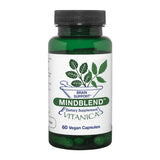 MindBlend de Vitanica cápsulas, vista frontal, posible apoyo a la concentración.