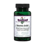 Vitanica Nausea Ease — botella de cápsulas para apoyo digestivo suave durante el embarazo.