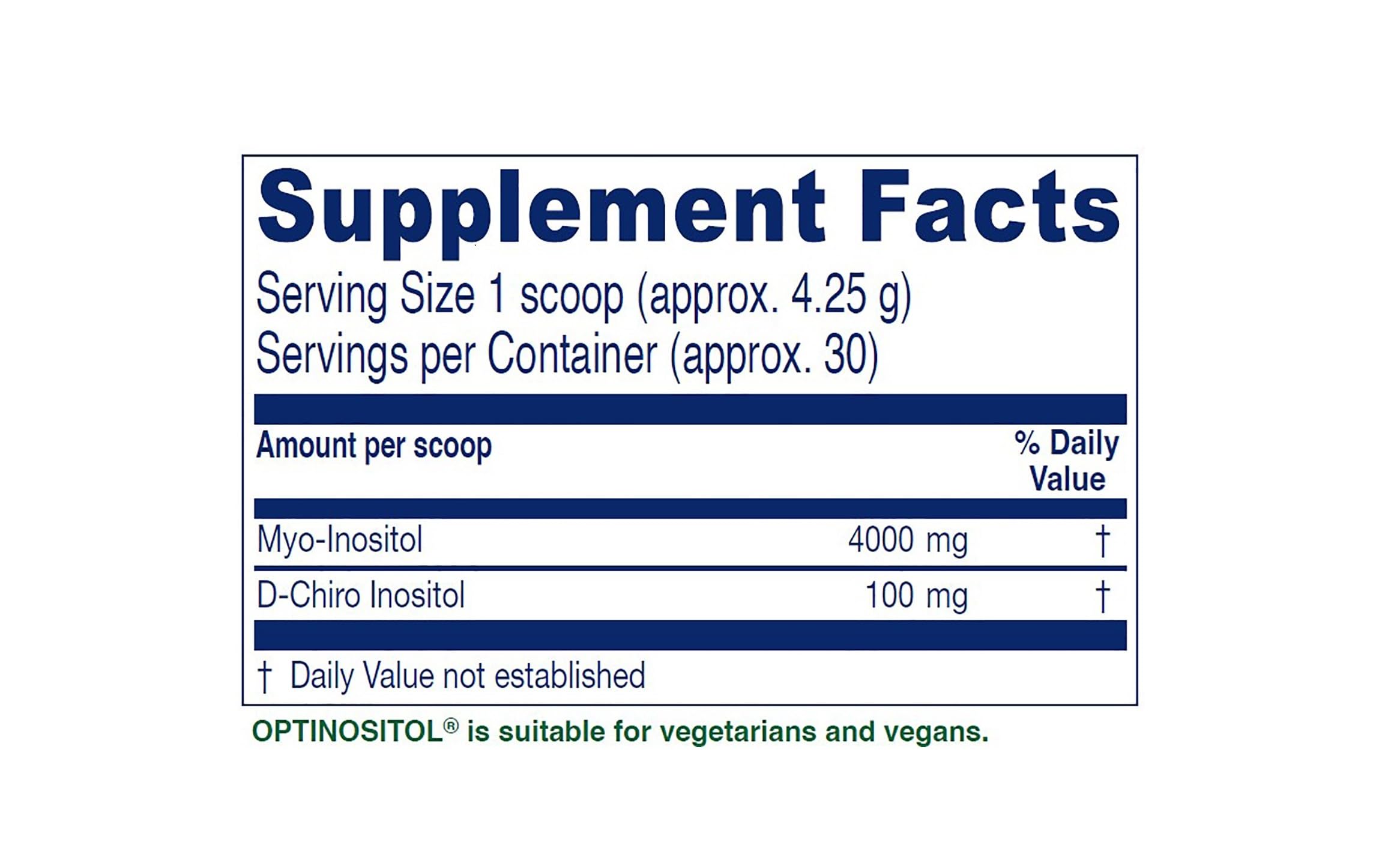 Vitanica Optinositol, cuchara-medicion: fácil medida diaria para mezclar en agua o jugo.