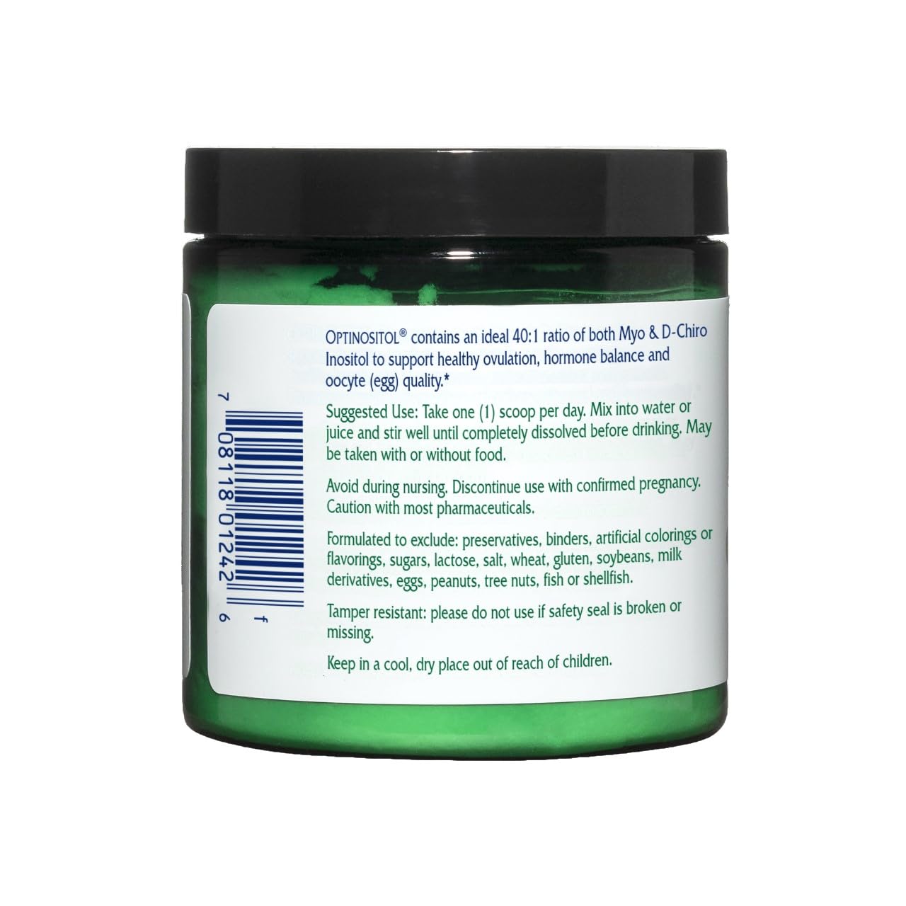 Vitanica Optinositol, etiqueta-producto: información clara para una suplementación informada.
