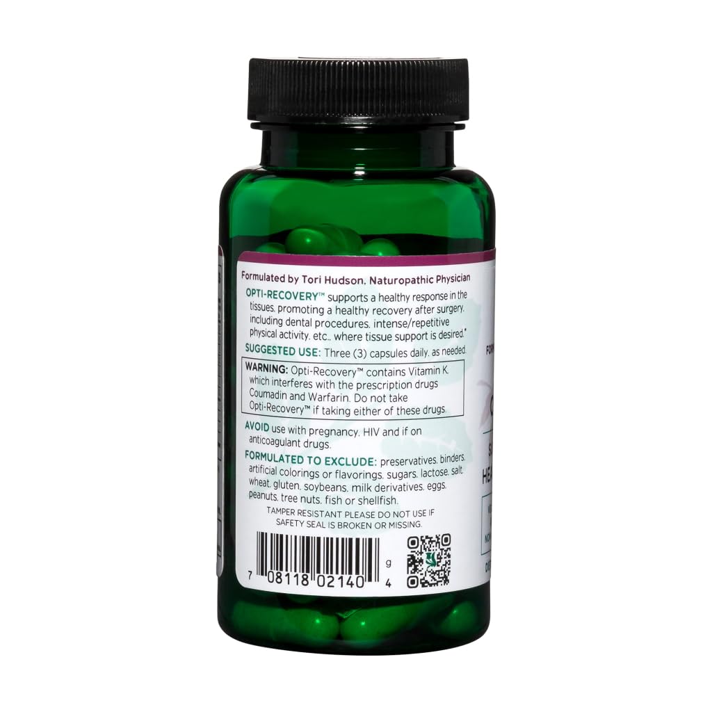 Opti-Recovery tomado con comida mejora absorción.