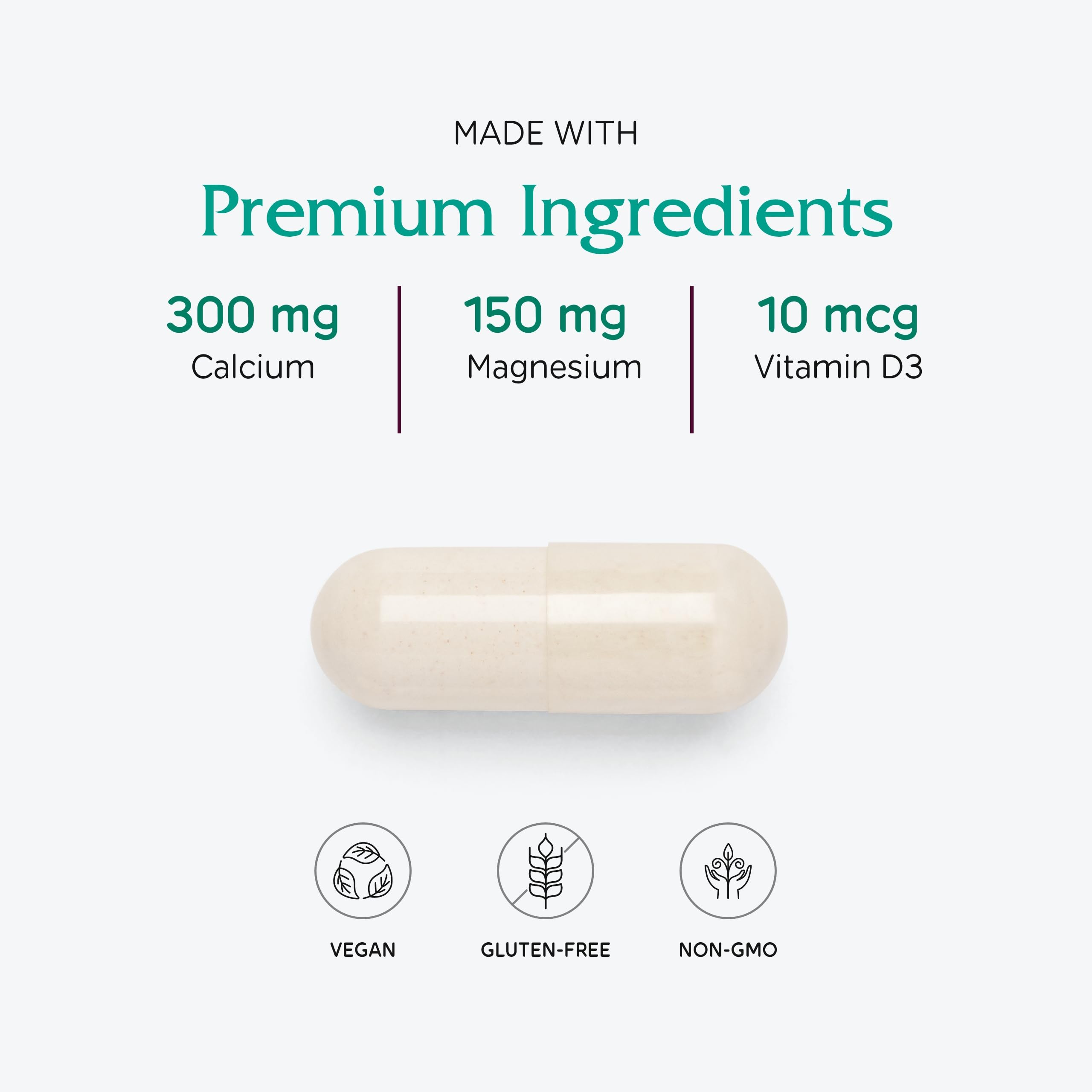 Vitanica OsteoBlend, ingredientes naturales, enfocados en hierbas orgánicas y no transgénicas