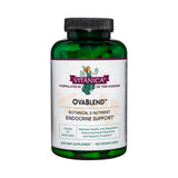 Vitanica OvaBlend: botella de cápsulas para apoyo ovárico diario.