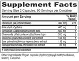 Vitanica OvaBlend: etiqueta frontal destacando su fórmula para equilibrio hormonal.