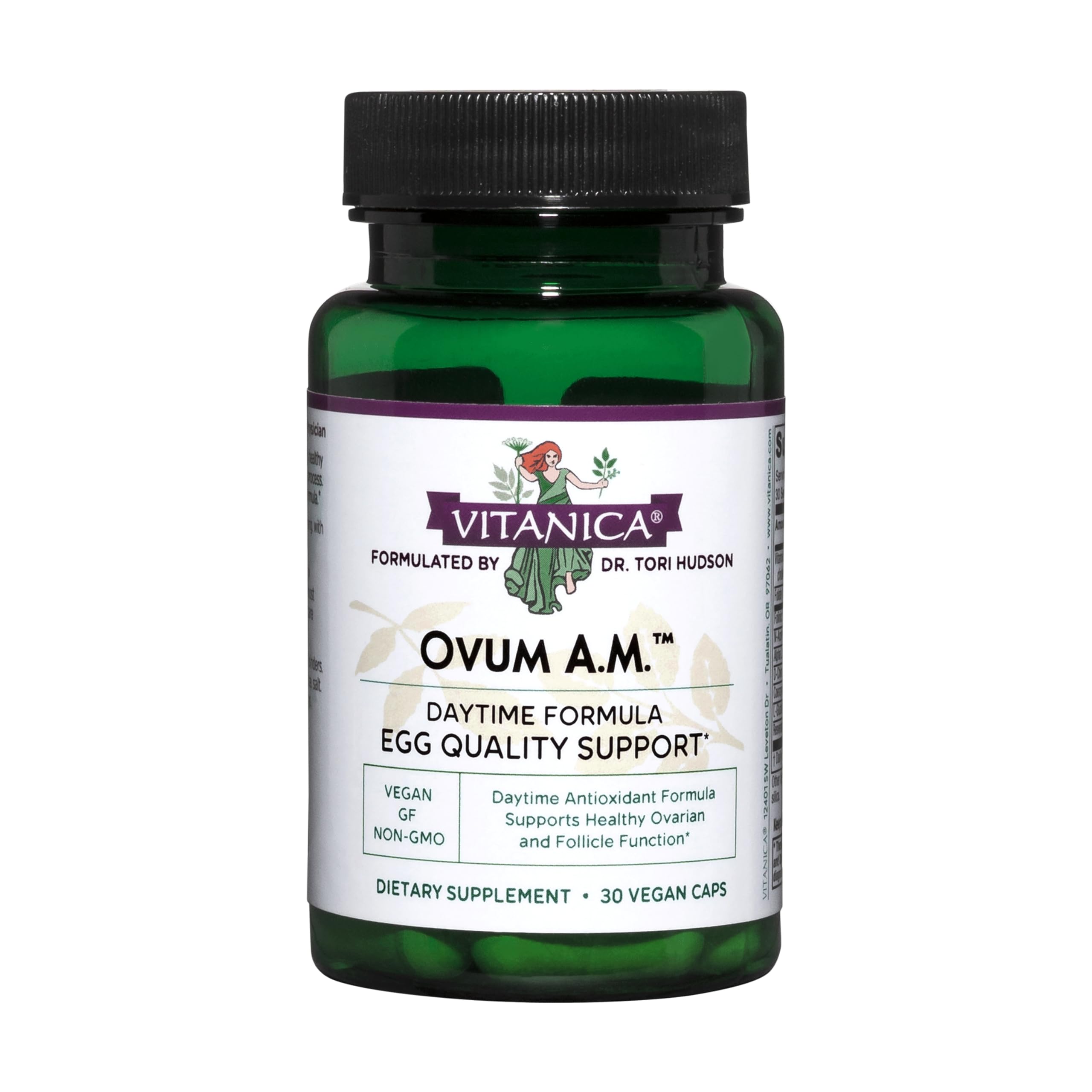 Vitanica Ovum A.M. cápsula de mañana para apoyo antioxidante y salud ovárica