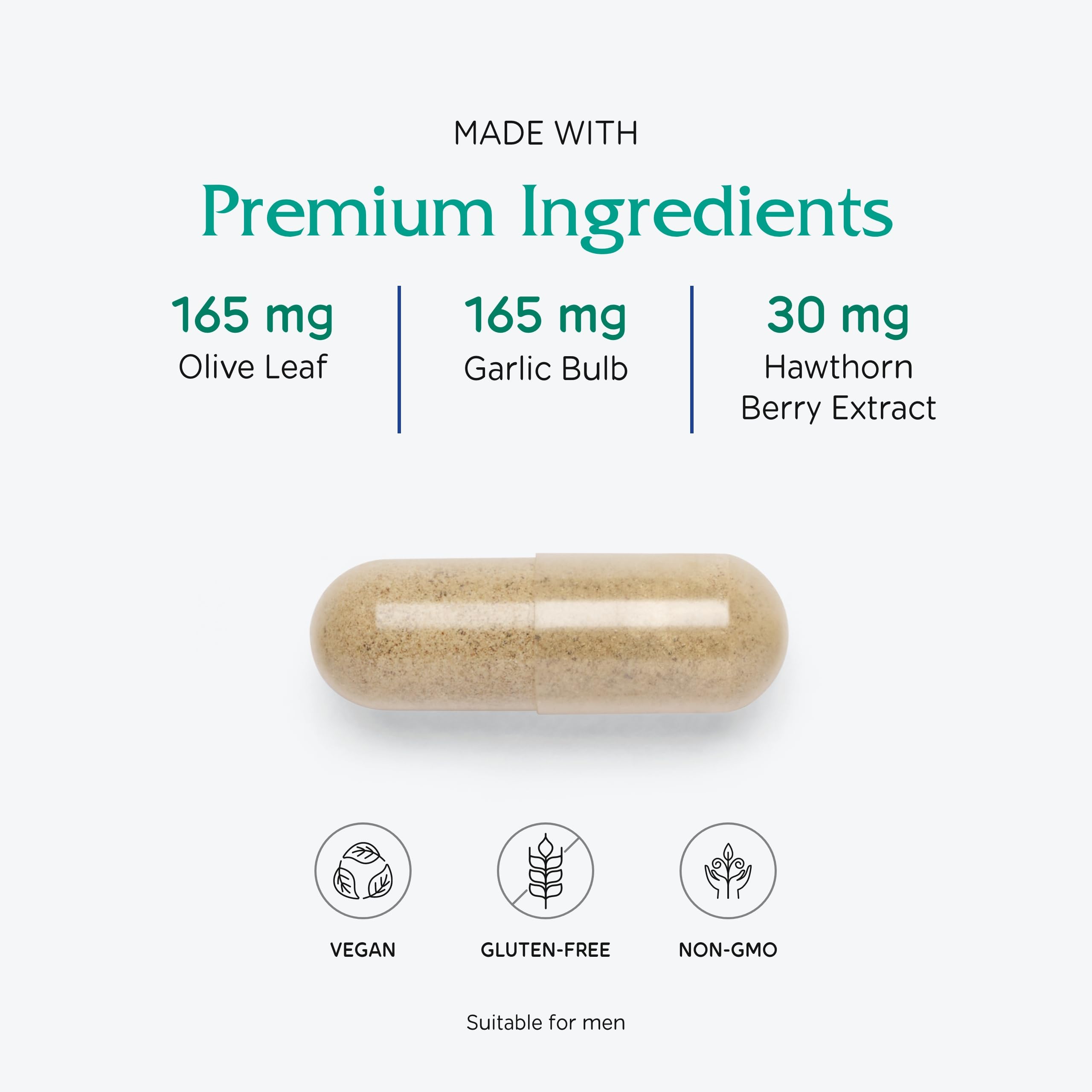 Vitanica Rauwolfia Extra ingredientes clave para bienestar vascular.