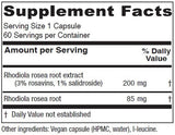 Vitanica Rhodiola con rosavinas y salidroside para enfoque mental