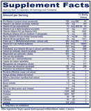 Vitanica Senior Symmetry, etiqueta clara, facilita leer dosis y uso.