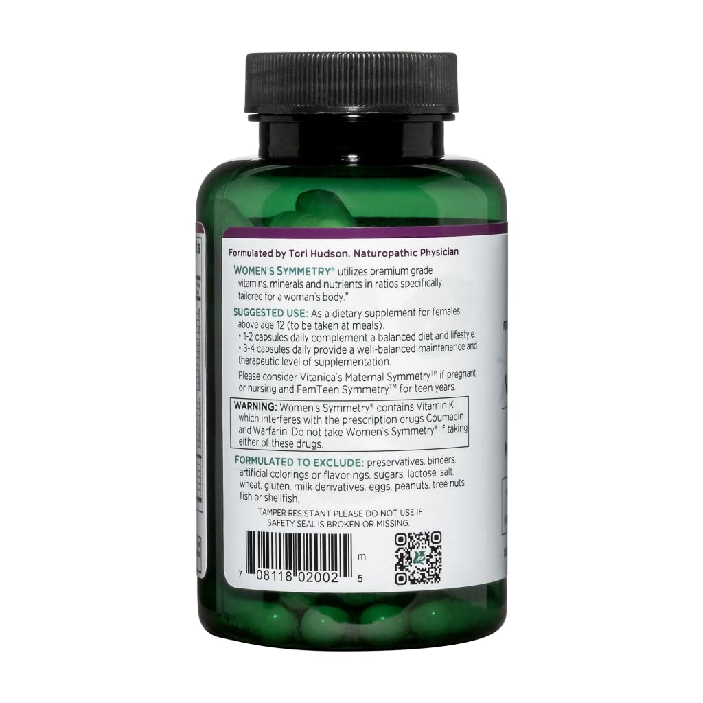 Etiqueta vegana de Vitanica Simetría para dietas basadas en plantas