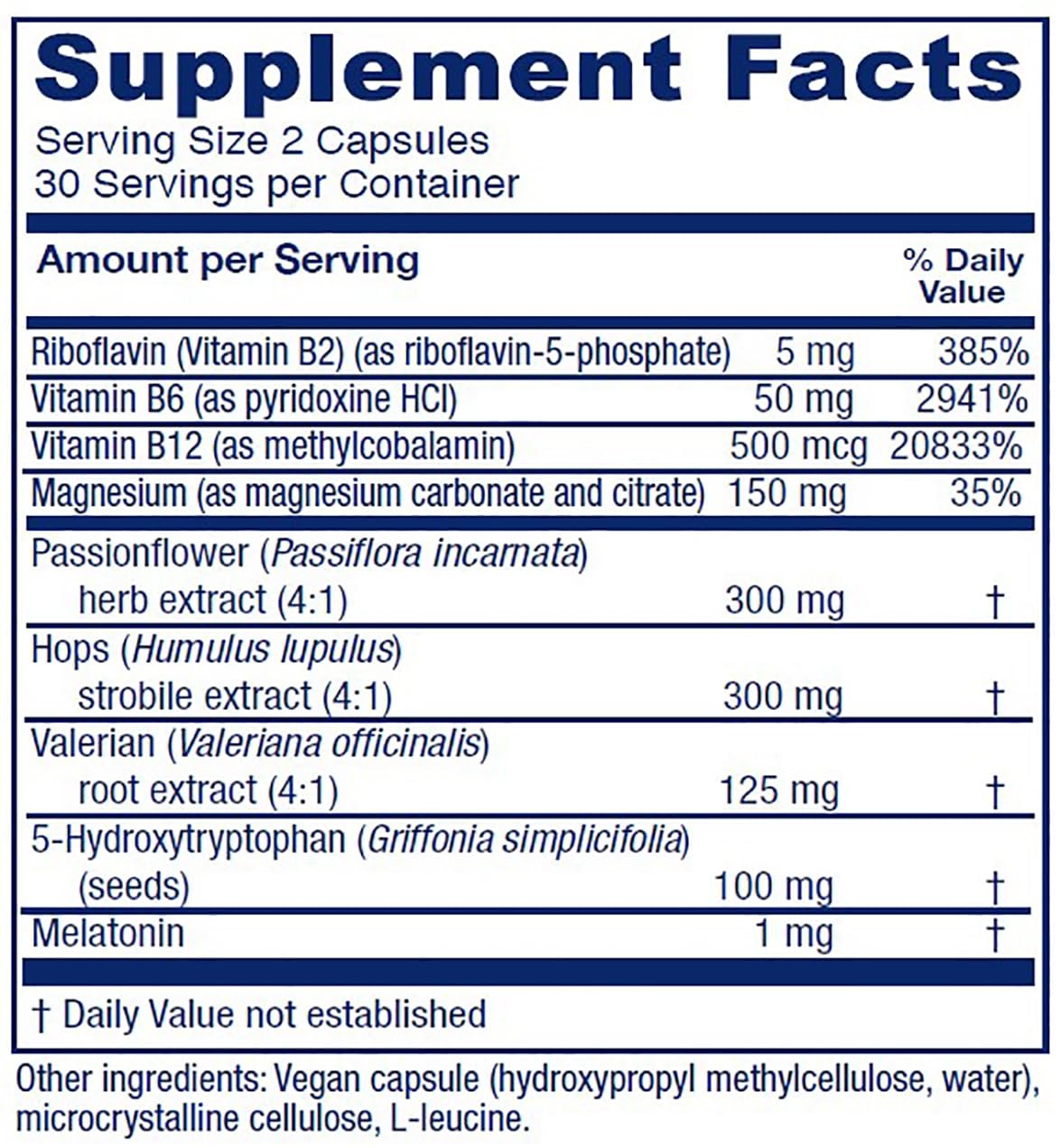 Vitanica Sleepblend cápsulas para dormir de forma natural