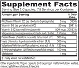 Frasco de SleepBlend con pastillas para promover la relajación nocturna