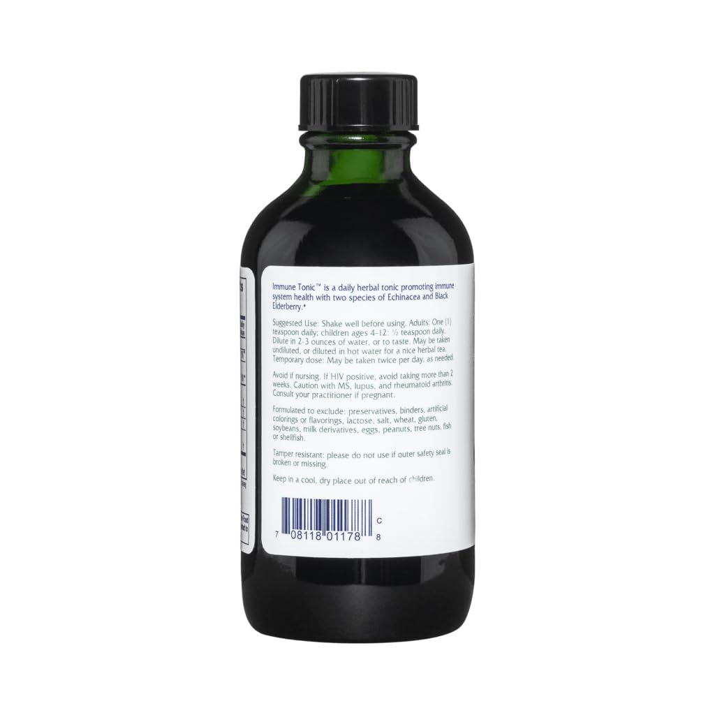 Etiqueta de Vitanica Tónico Inmunológico, ingredientes naturales visibles.