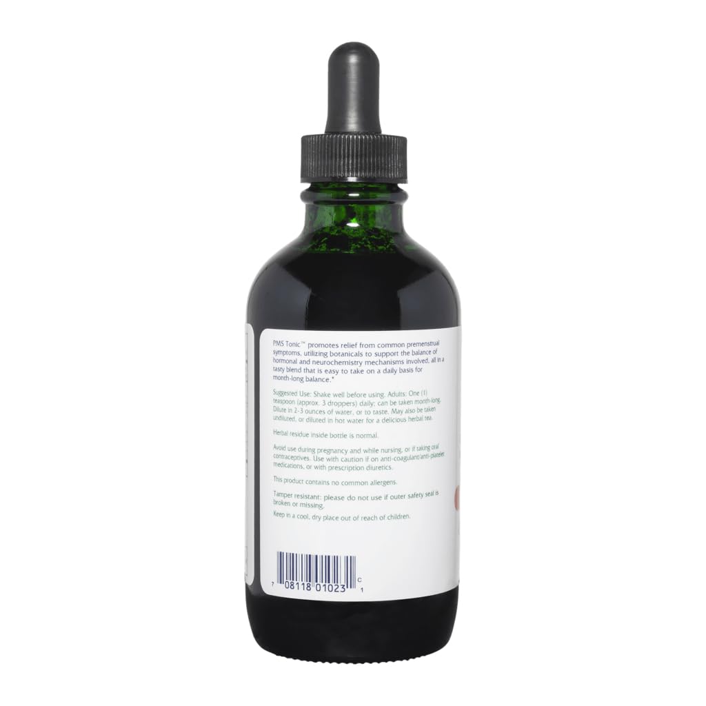 Composición natural de Vitanica Tónico PMS, enfocado en equilibrio hormonal
