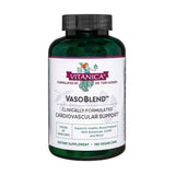 Vitanica VasoBlend: botella en primer plano para apoyo potencial del sistema cardiovascular.